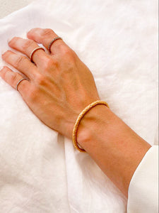 Gold Branch Open Bangle Bracelet