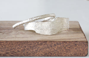 Gold Cuff Organic Artisan Handmade Bangle Bracelet