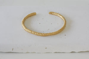 Gold Branch Open Bangle Bracelet