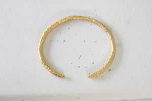 Gold Branch Open Bangle Bracelet