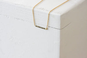 Solid Gold Cone Solitaire 2 Set Diamond Pendant (Copy)