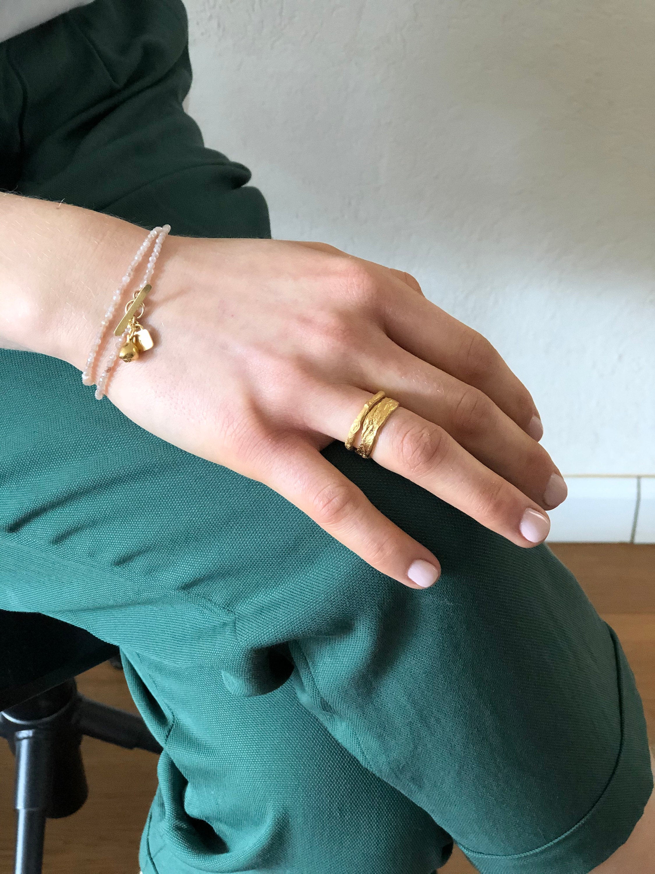 Twig Wedding Ring / 14K Gold Ring / Nature Inspired Ring / Branch Ring / Organic Solid Gold Ring / Leaf Ring / Woodland Ring / Hadas Shaham - hs