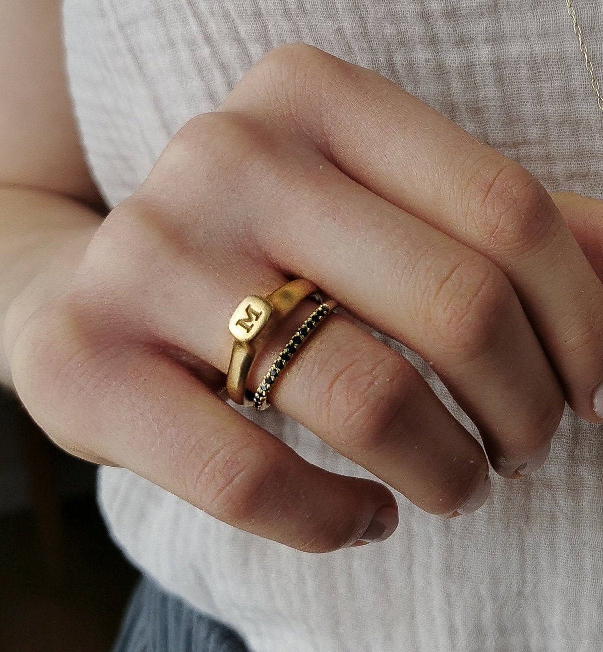 Personalised Initial Ring, Custom Letter Ring, Sterling Silver Ring,  Stacking Ring, Minimalist Ring, Birthday Gifts for Mom,mothers Day Gift -  Etsy | Fashion rings, Gold rings fashion, Pretty jewelry necklaces